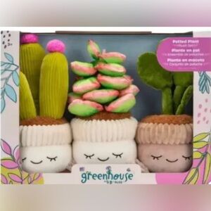 PLUSH POTTED SUCCULENTS Greenhouse by RUSS NEW IN BOX